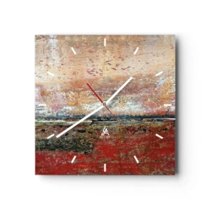 Horloge murale - Pendule murale - C'est peut-être la mer - 40x40 cm