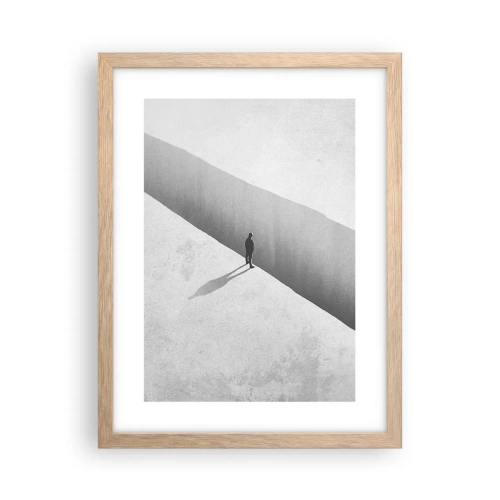 Affiche dans un chêne clair - Poster - Un objectif clair - 30x40 cm