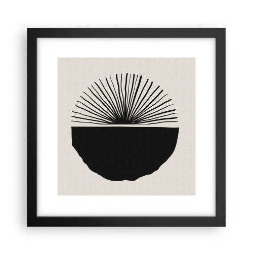 Affiche dans un cadre noir - Poster - Une gamme de possibilités - 30x30 cm