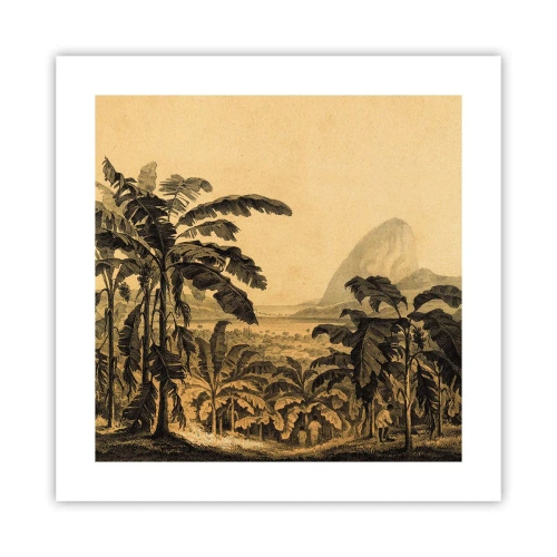 Affiche - Poster - Dans un climat colonial - 40x40 cm