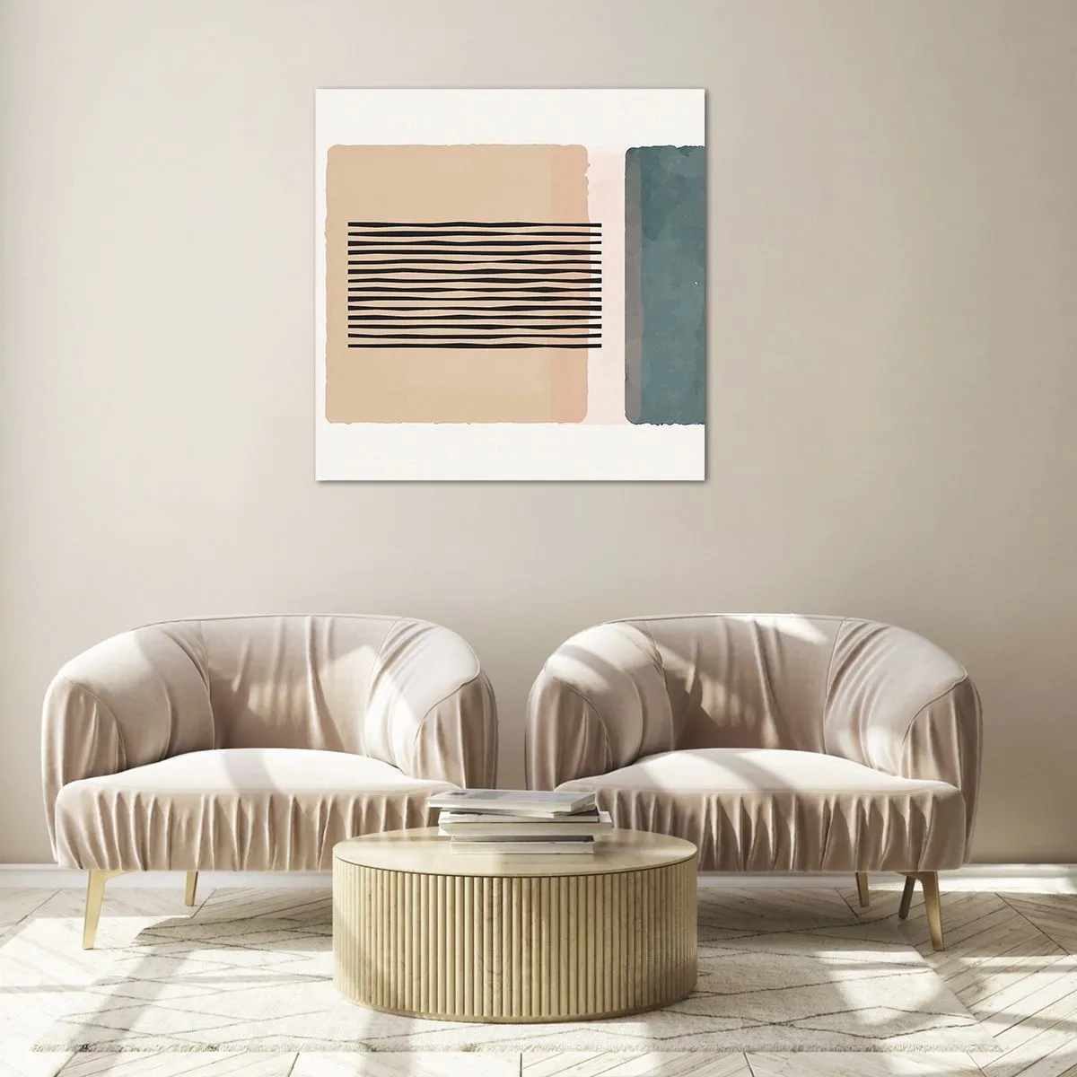 Impression sur verre - Image sur verre - Tout est en ordre - 70x70 cm