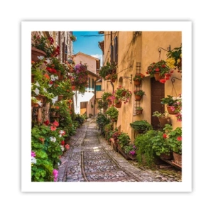 Affiche - Poster - Ruelle italienne - 60x60 cm