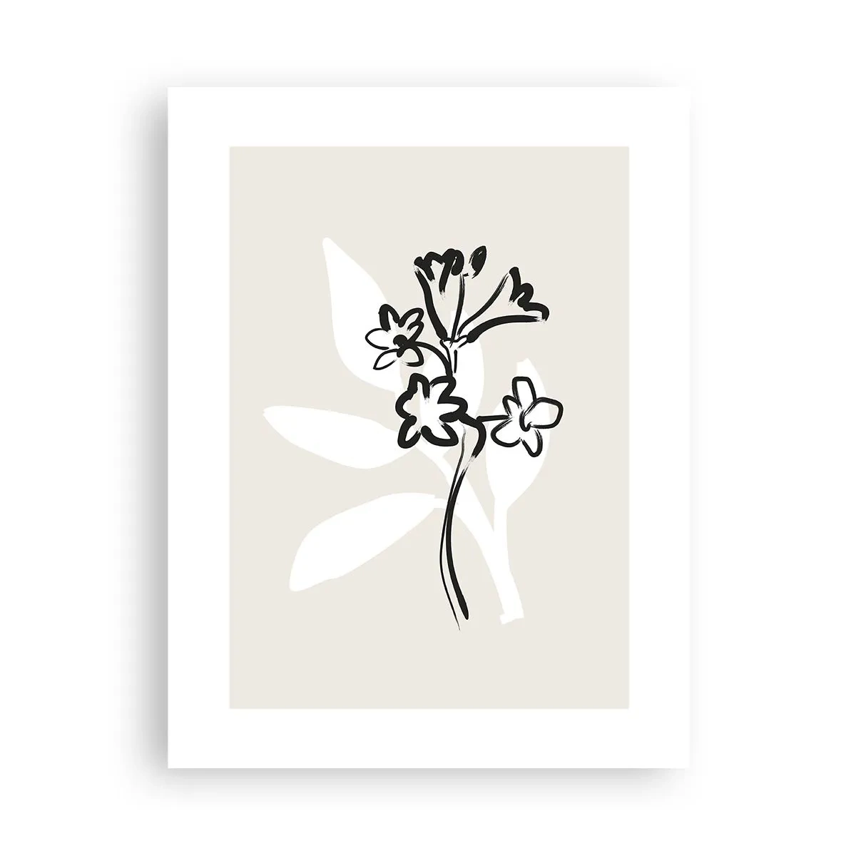 Affiche - Poster - Esquisse pour l'herbier - 30x40 cm