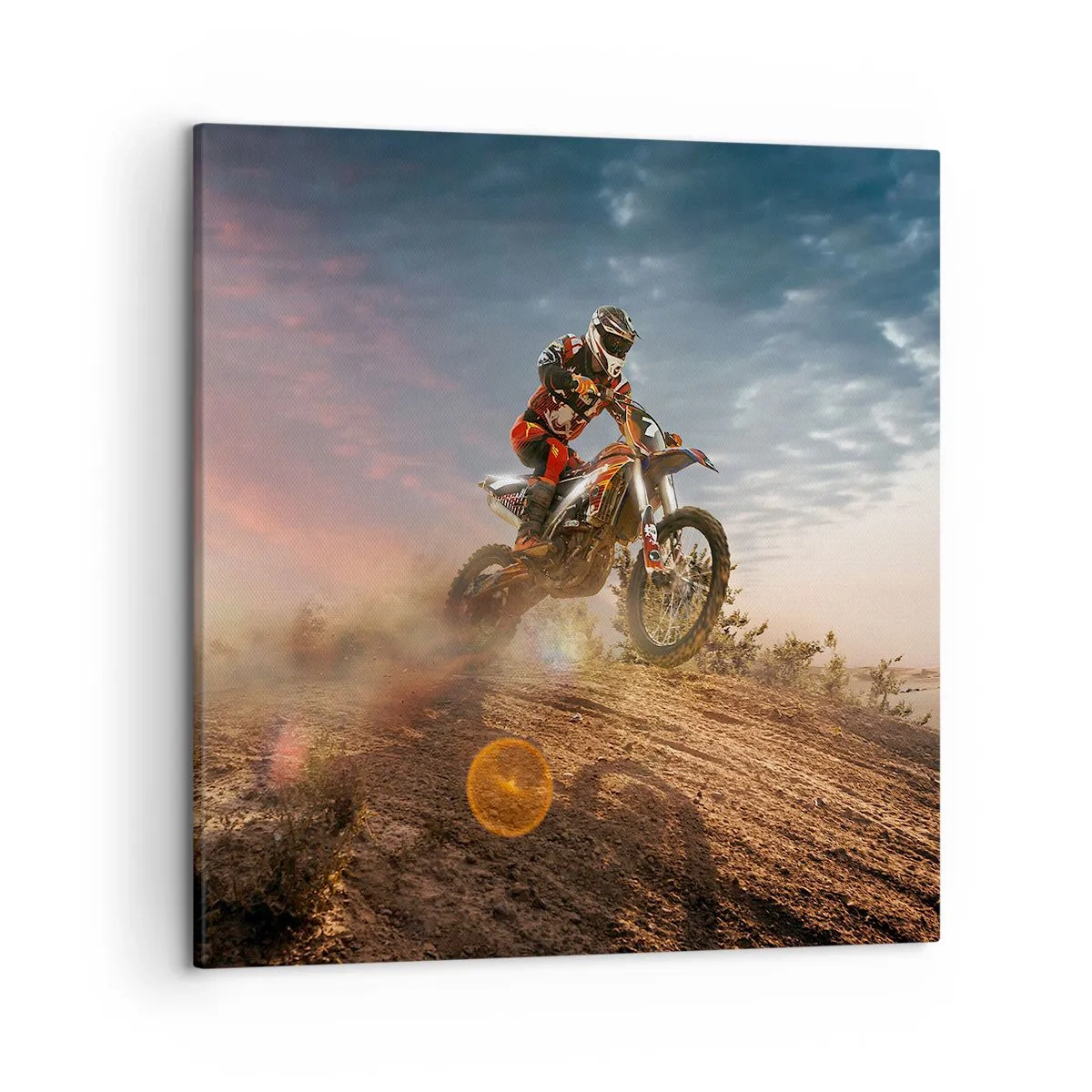 Impression sur toile - Image sur toile - Pour la victoire - 50x50 cm