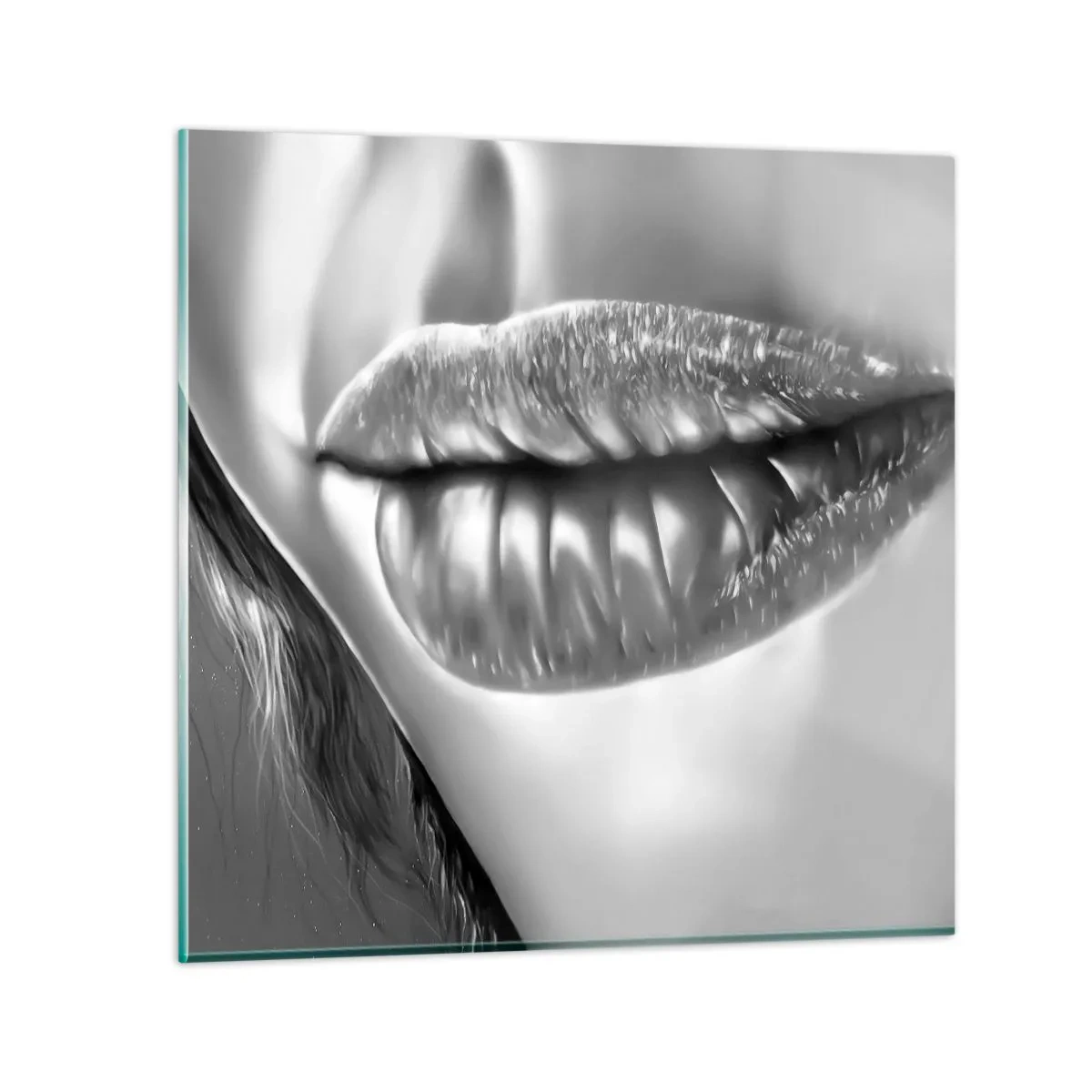 Impression sur verre - Image sur verre - Je sais à quoi tu penses… - 60x60 cm