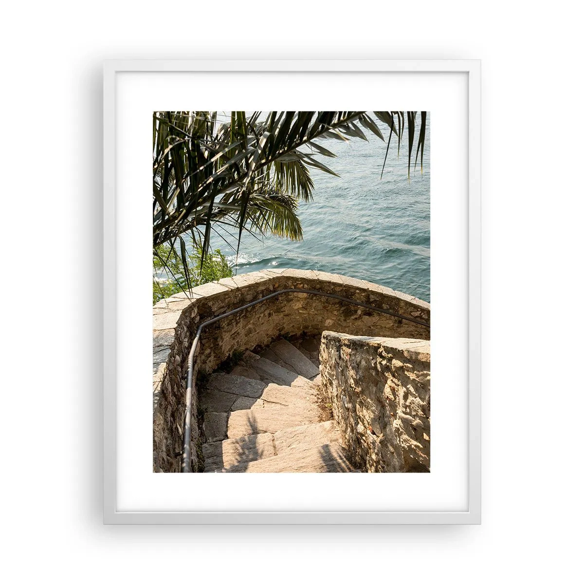 Affiche dans un cadre blanc - Poster - Sous le soleil d'Italie - 40x50 cm