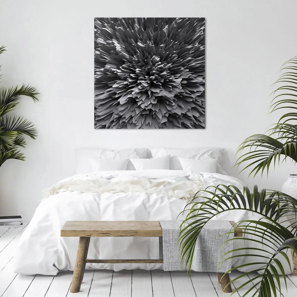 Impression sur toile - Image sur toile - Ça ne peut pas être plus dur que ça - 30x30 cm