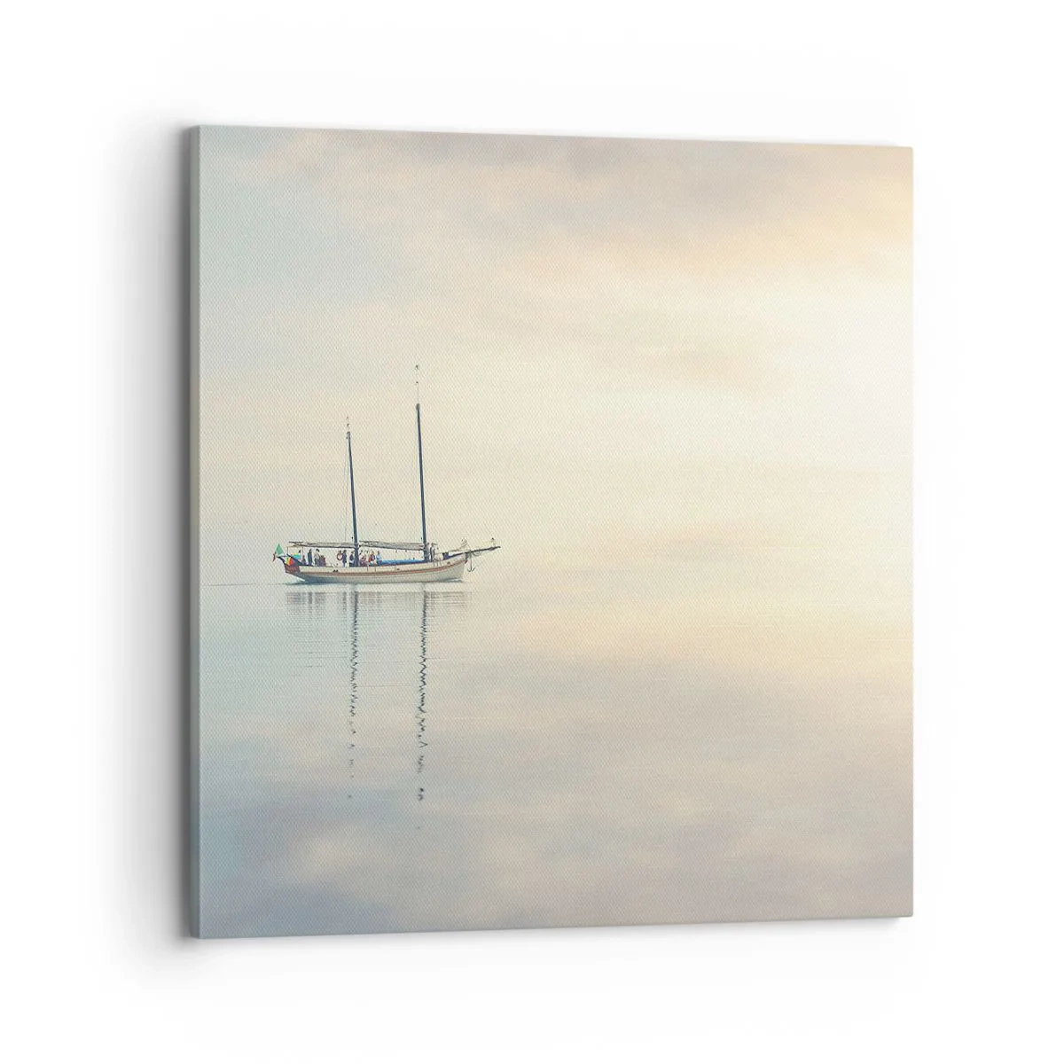 Impression sur toile - Image sur toile - Dans une mer de silence - 70x70 cm