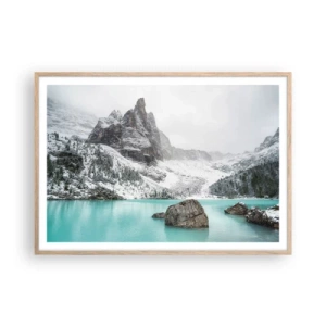 Affiche dans un chêne clair - Poster - Sur ses gardes - 100x70 cm