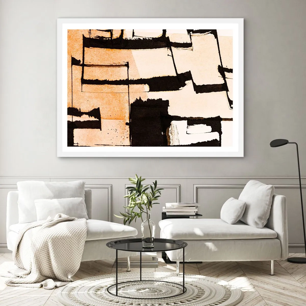 Affiche dans un cadre blanc - Poster - De l’ordre malgré tout - 70x50 cm