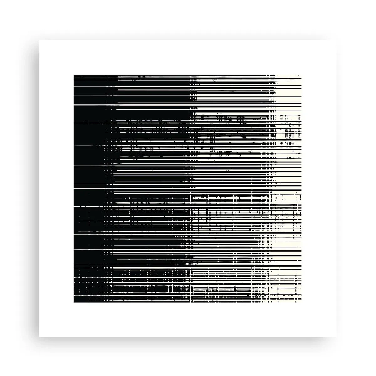 Affiche - Poster - Ondes et vibrations - 30x30 cm