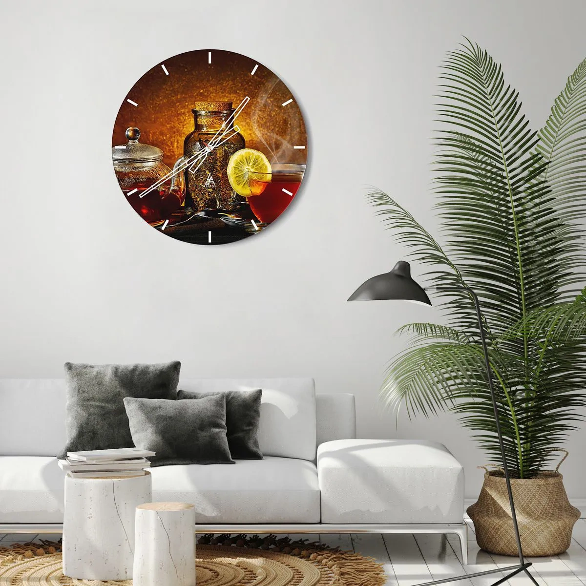 Horloge murale - Pendule murale - Dans le style des maîtres hollandais - 40x40 cm