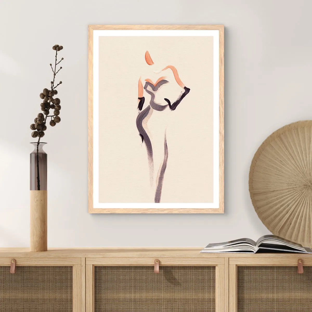 Affiche dans un chêne clair - Poster - Des années d'or d'Hollywood - 61x91 cm