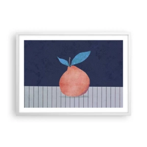 Affiche dans un cadre blanc - Poster - Convexité et plan - 70x50 cm