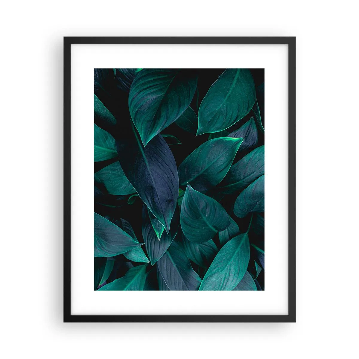 Affiche dans un cadre noir - Poster - le vert lui-même - 40x50 cm