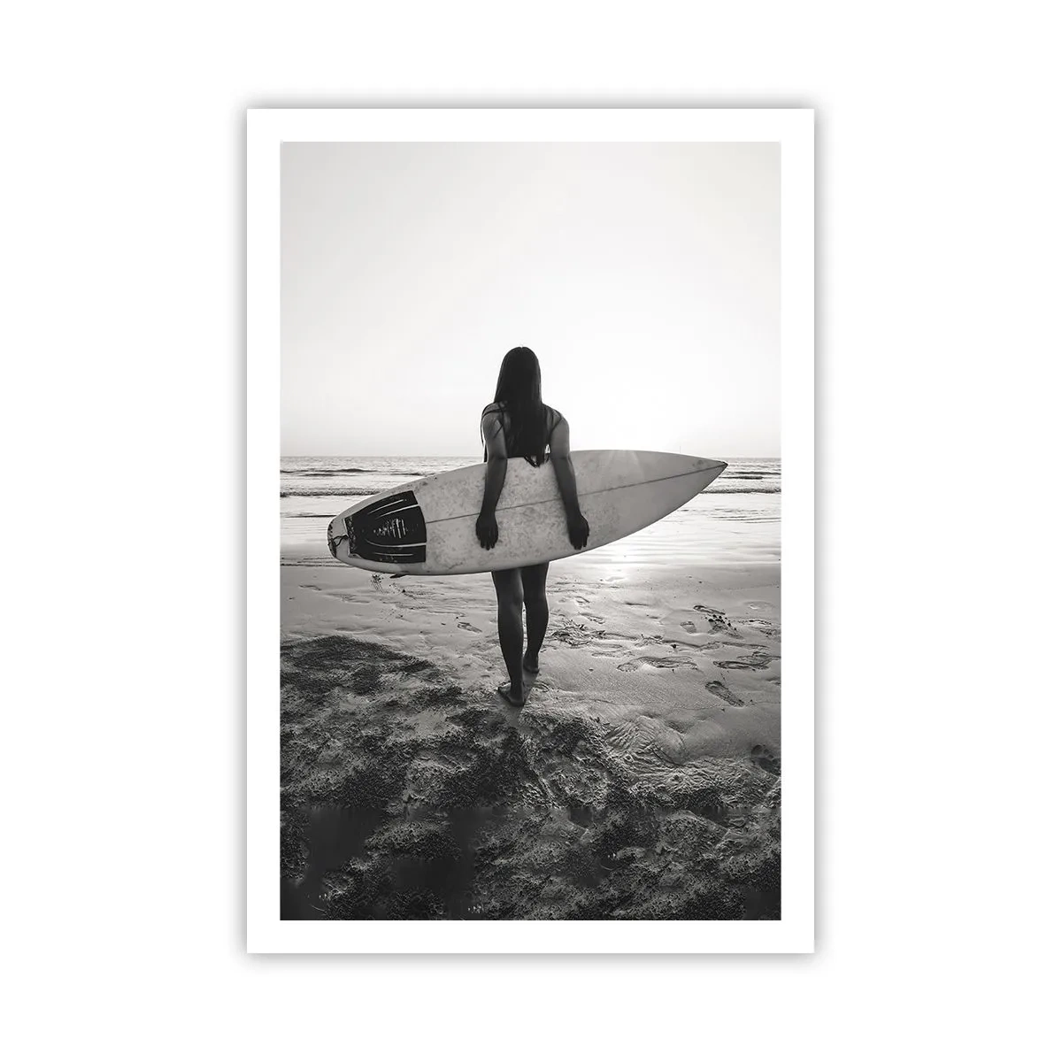 Affiche - Poster - Fille des vagues de la mer - 61x91 cm