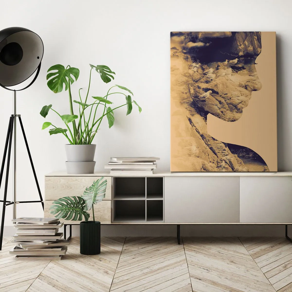 Impression sur toile - Image sur toile - Beauté de la nature - 55x100 cm