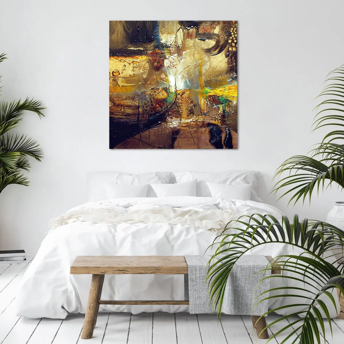 Impression sur toile - Image sur toile - Froid, tiède, chaud - 70x70 cm