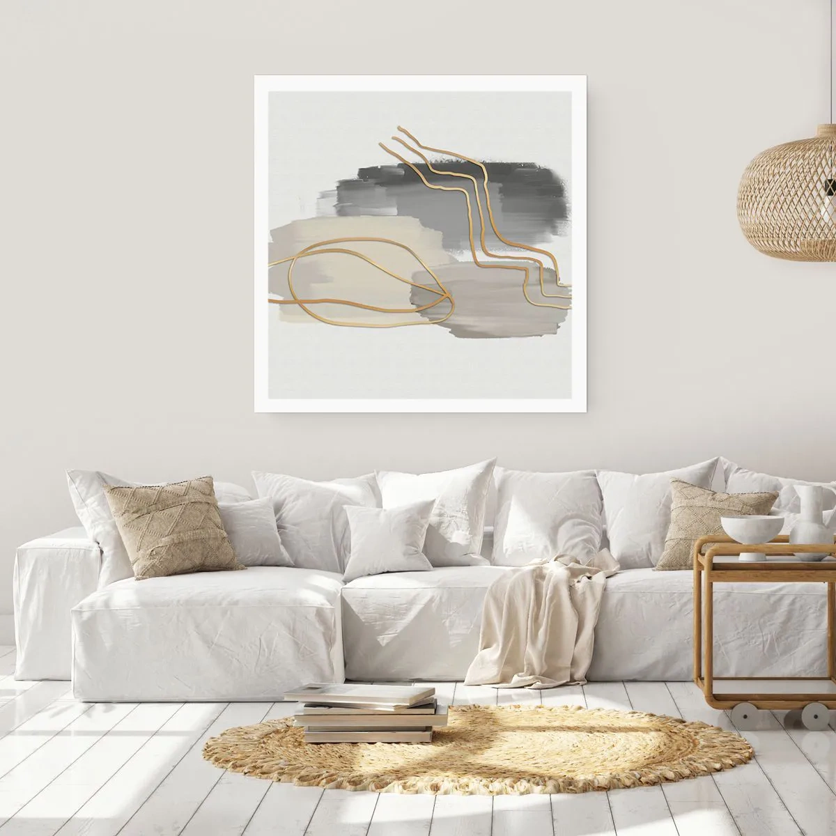 Affiche - Poster - Durée et mouvement - 40x40 cm