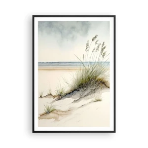 Affiche dans un cadre noir - Poster - Choyé par le vent - 70x100 cm