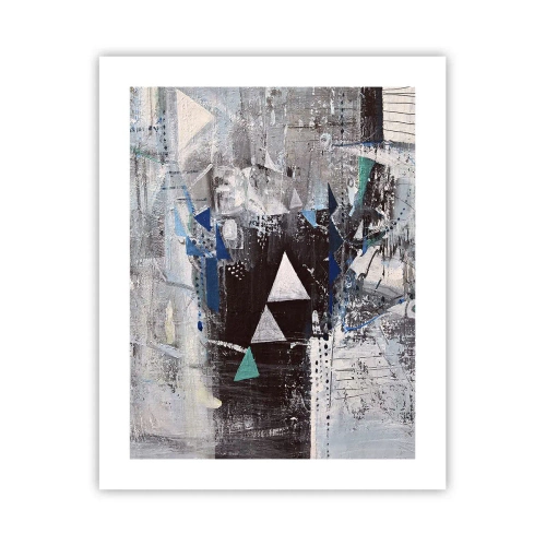 Affiche - Poster - Ordre prioritaire des triangles - 40x50 cm