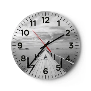 Horloge murale - Pendule murale - Et peut-être un voyage... - 30x30 cm