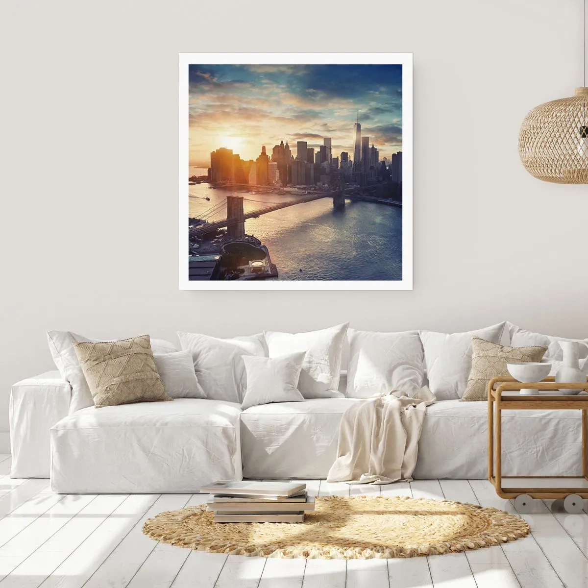 Affiche - Poster - Monument de la culture occidentale - 60x60 cm