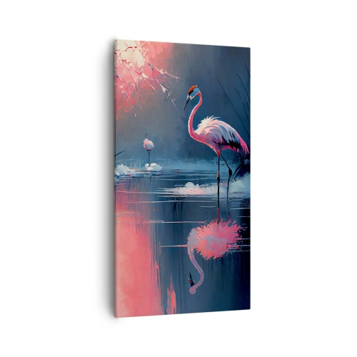 Impression sur toile - Image sur toile - La retraite d'un oiseau - 55x100 cm