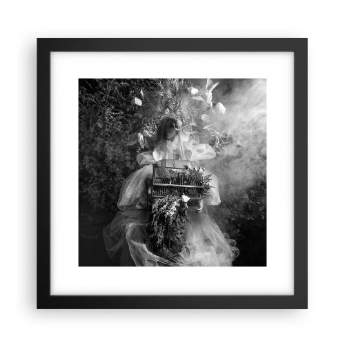 Affiche dans un cadre noir - Poster - Tout simplement Mère Nature - 30x30 cm