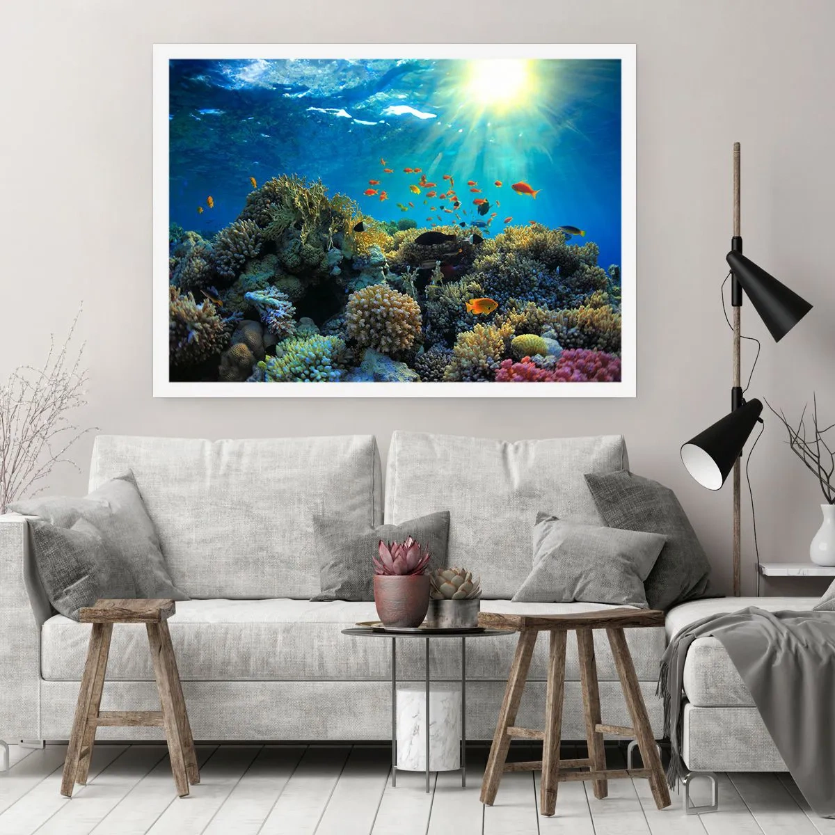 Affiche - Poster - Trésor sous-marin - 50x40 cm