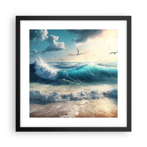 Affiche dans un cadre noir - Poster - Ça bourdonne seulement pour toi - 40x40 cm