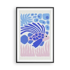 Affiche dans un cadre noir - Poster - Dans son élément - 61x91 cm