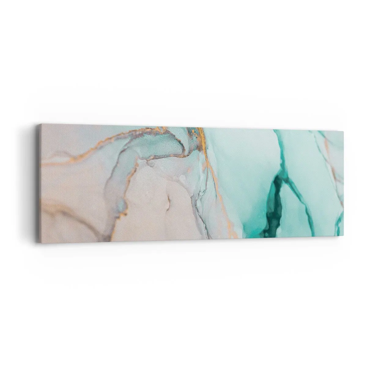 Impression sur toile - Image sur toile - Danse des formes et des couleurs - 90x30 cm