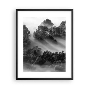 Affiche dans un cadre noir - Poster - Sortir de son sommeil - 40x50 cm