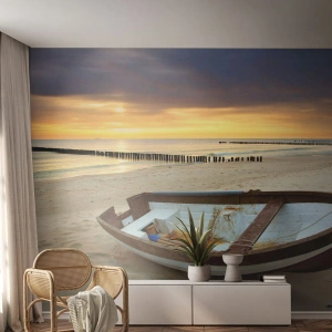 Papier Peint Autocollant Deluxe Sticker - Il n'y a pas de plus belles plages - Paysage, Mer, Plage - 200x140 cm