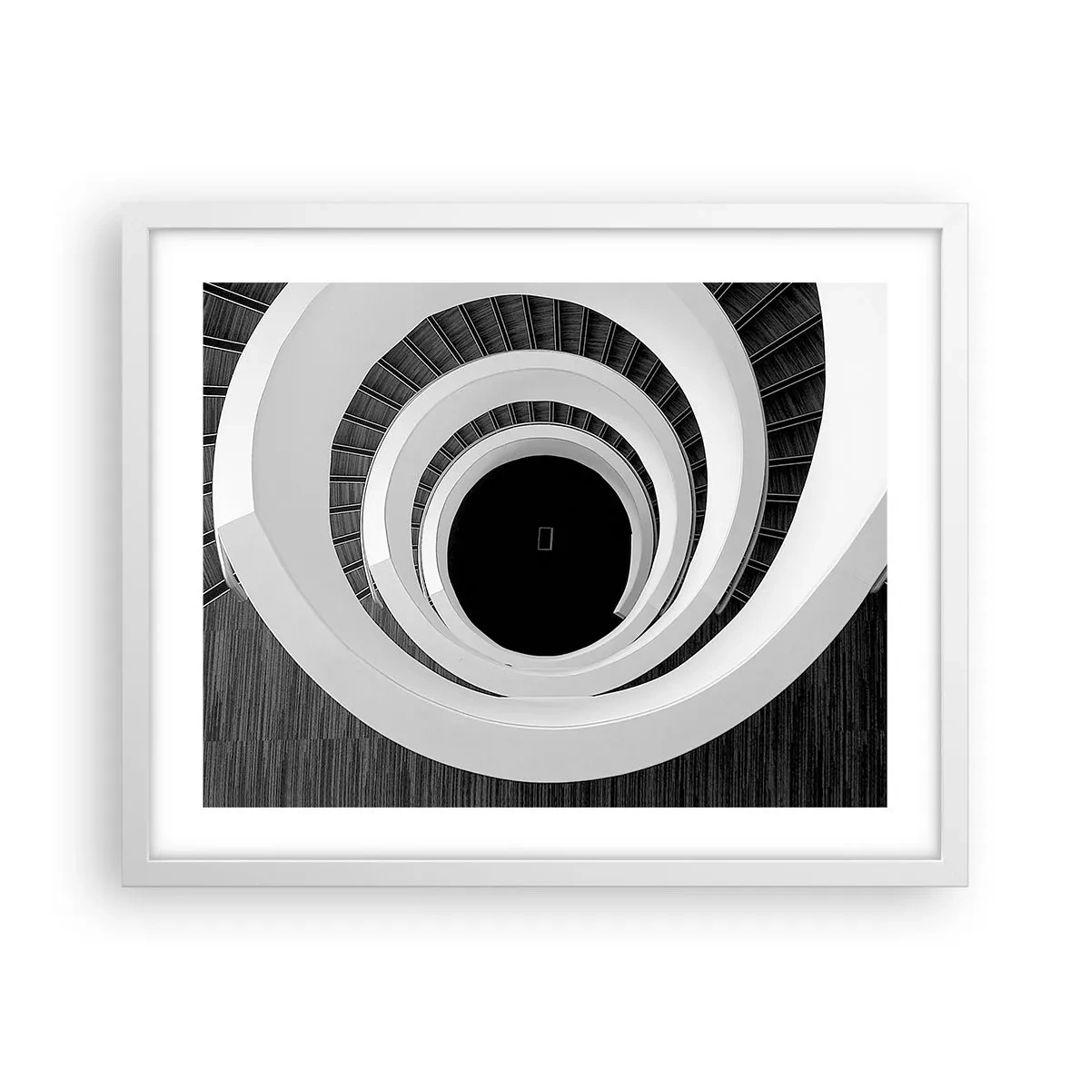 Affiche dans un cadre blanc - Poster - Les choses concrêtes - 50x40 cm