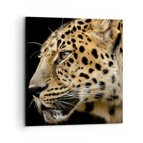 Impression sur toile - Image sur toile - Calme, concentré, prêt - 70x70 cm