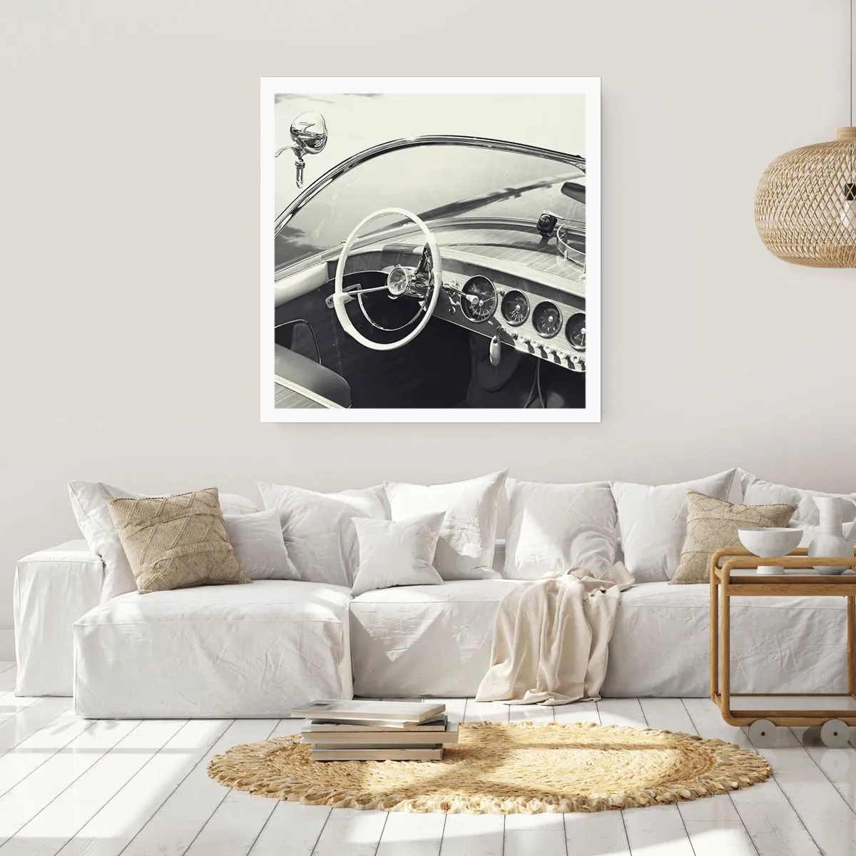 Affiche - Poster - Temps pour riche - 50x50 cm