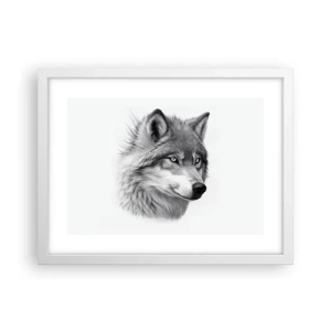 Affiche dans un cadre blanc - Poster - Alpha – sans aucun doute - 40x30 cm