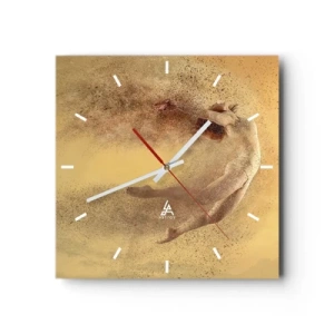 Horloge murale - Pendule murale - Dans le ravissement de la danse - 40x40 cm