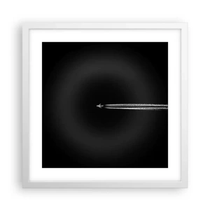 Affiche dans un cadre blanc - Poster - Dans une autre dimension - 40x40 cm