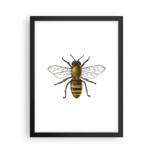 Affiche dans un cadre noir - Poster - Belle et bonne - 30x40 cm