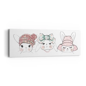 Impression sur toile - Image sur toile - Pensif, triste, satisfait - 90x30 cm