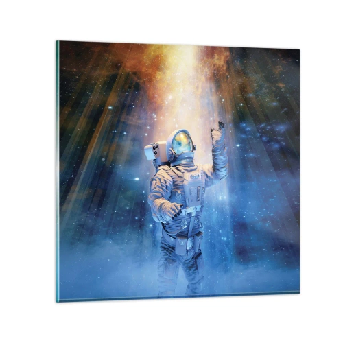 Impression sur verre - Image sur verre - Enfin arrivé - 70x70 cm