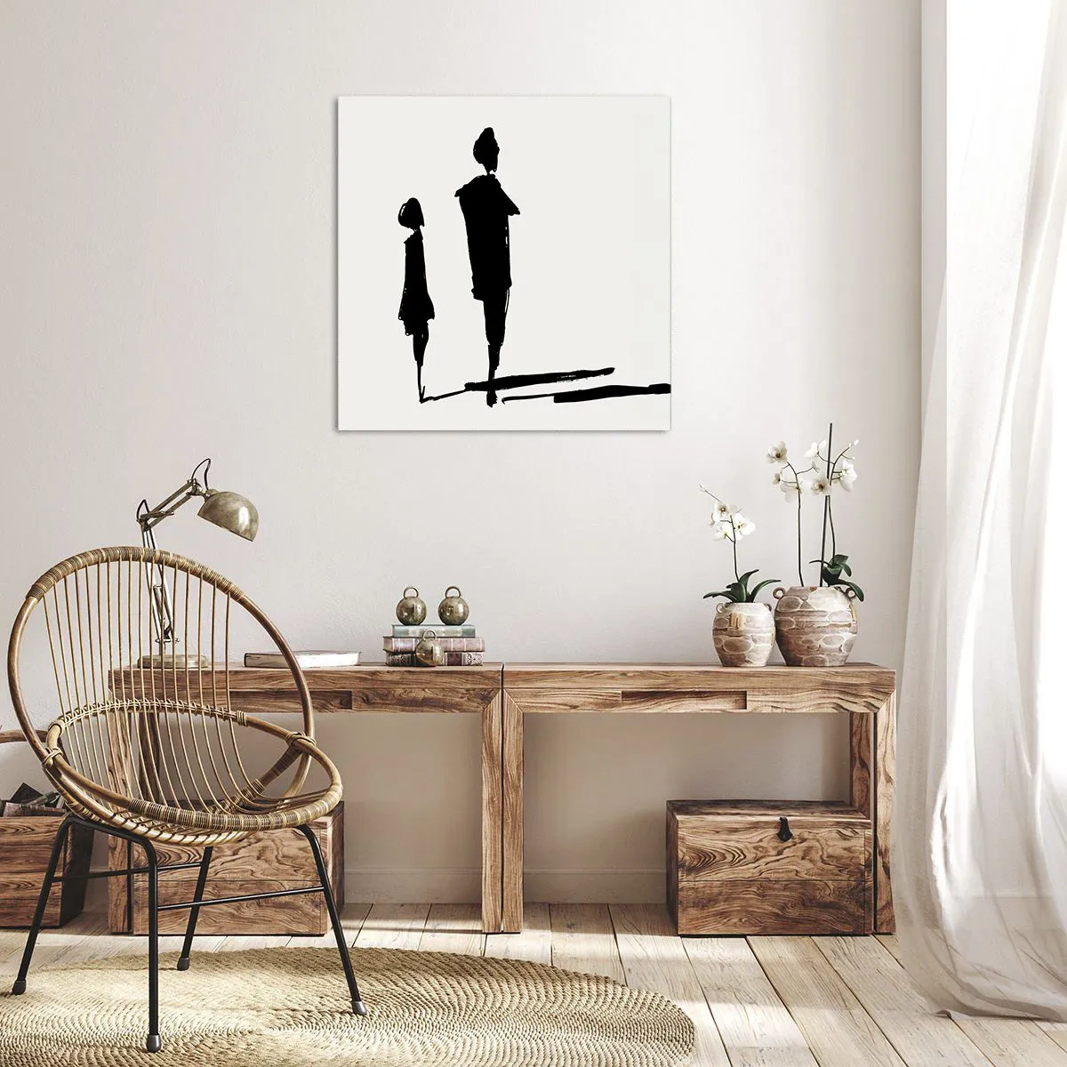 Impression sur toile - Image sur toile - Êtes-vous sûr qu'ils sont ensemble ? - 30x30 cm