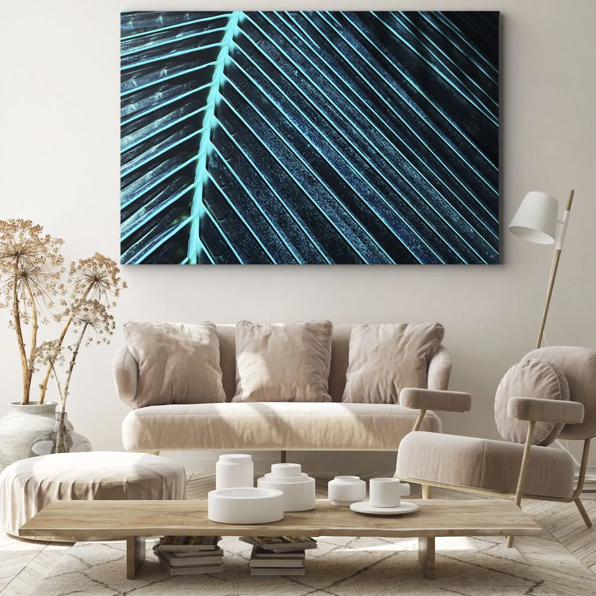 Impression sur toile - Image sur toile - Texture verte - 70x50 cm