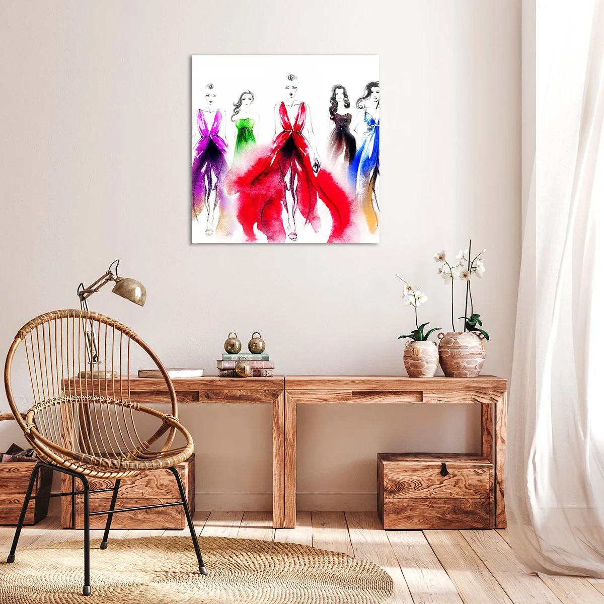 Impression sur toile - Image sur toile - Ambiances pour les déguisements - 70x70 cm