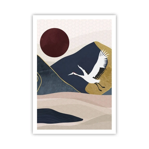 Affiche - Poster - Encore une fois, la journée s'est ÉCOULÉE - 70x100 cm