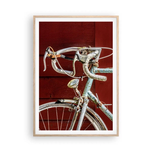 Affiche dans un chêne clair - Poster - Construit pour la victoire - 70x100 cm