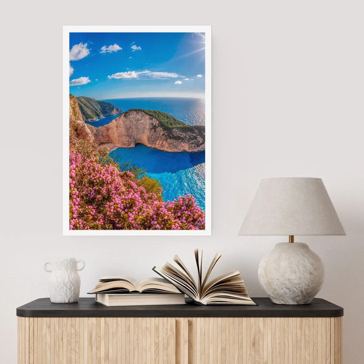 Affiche - Poster - Mes super vacances grecques - 40x50 cm